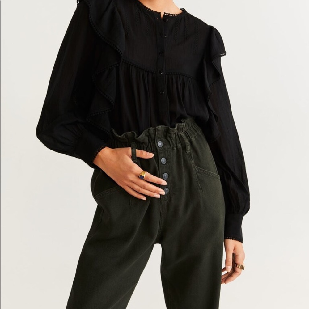 Mango Paper Bag Jeans - Picture 6 of 8